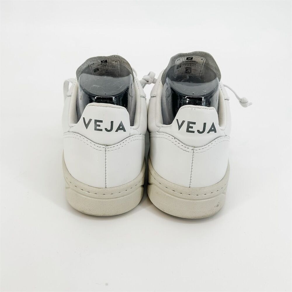 Veja x Free People V-12 White Leather Sneakers Casual Athletic size 8/39 - Picture 7 of 9